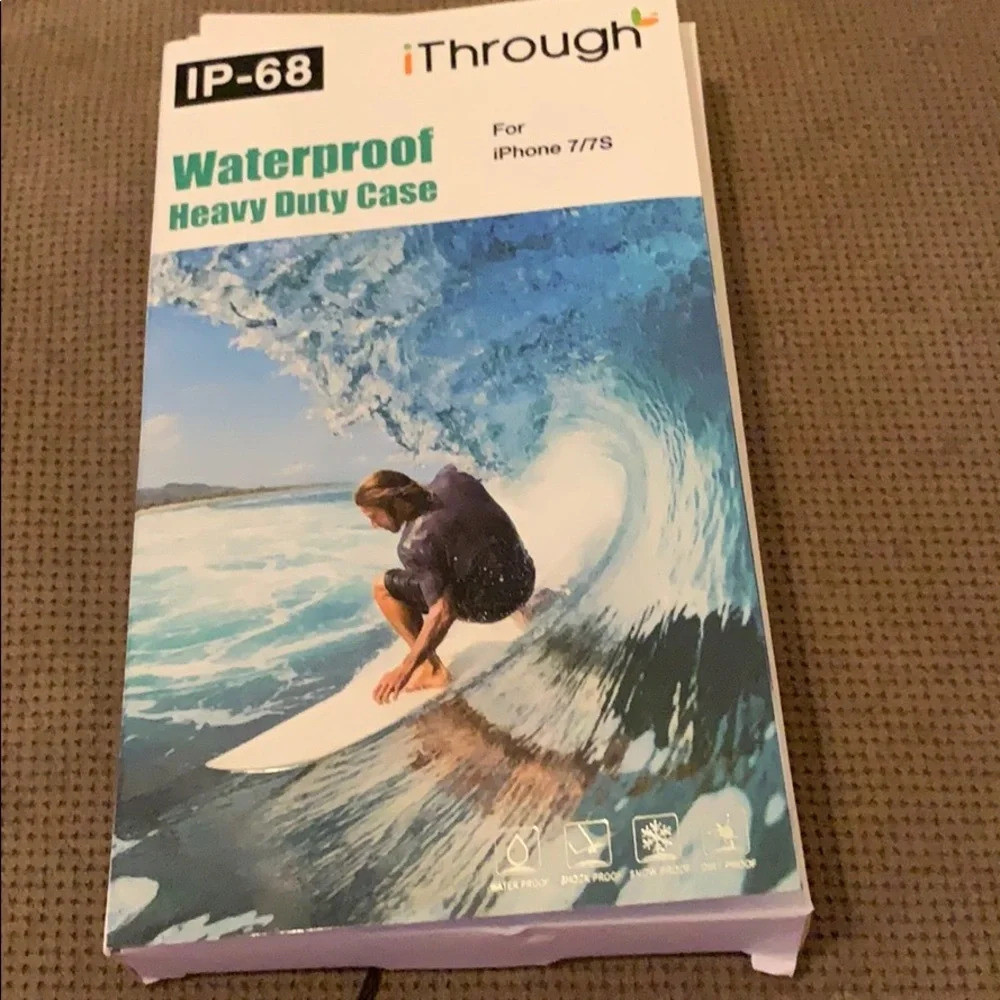 iPhone 7/7s waterproof case - coral